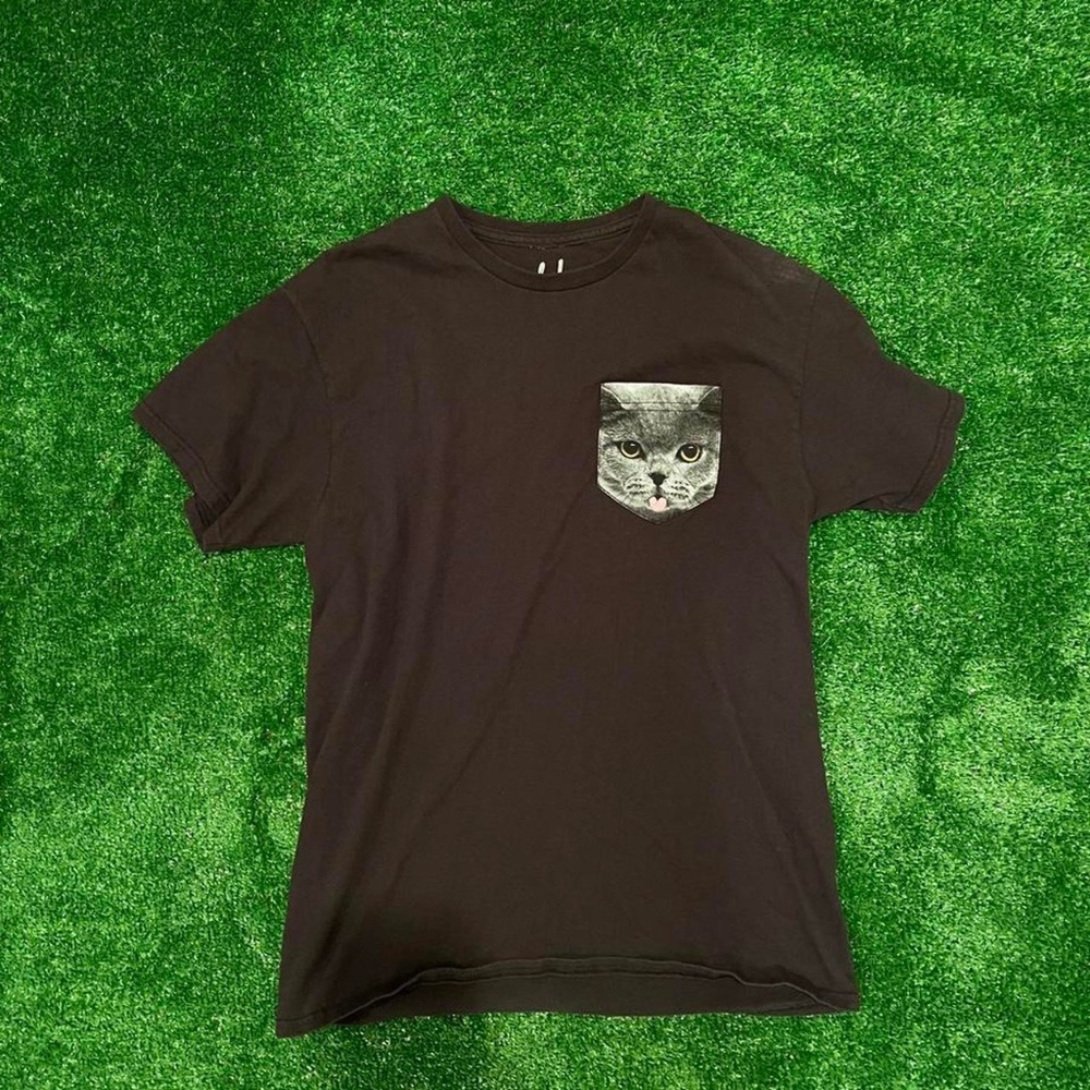 Cat Pocket T-shirt